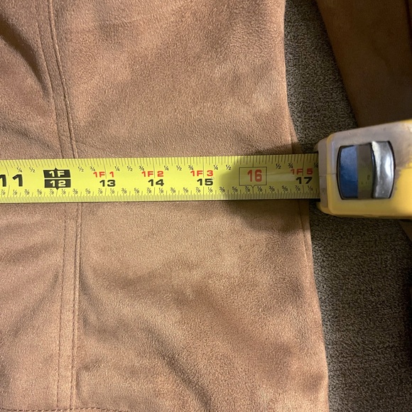 Faux suede moto jacket with fringe, NWT! price reduced! $100 - Picture 13 of 15